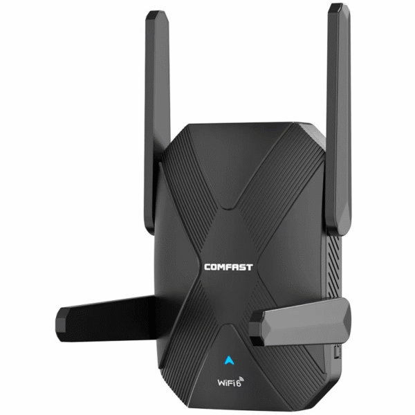 Extender Wi‑Fi 6 – 4 antennes Dual‑Band 1500 Mbps avec port Ethernet