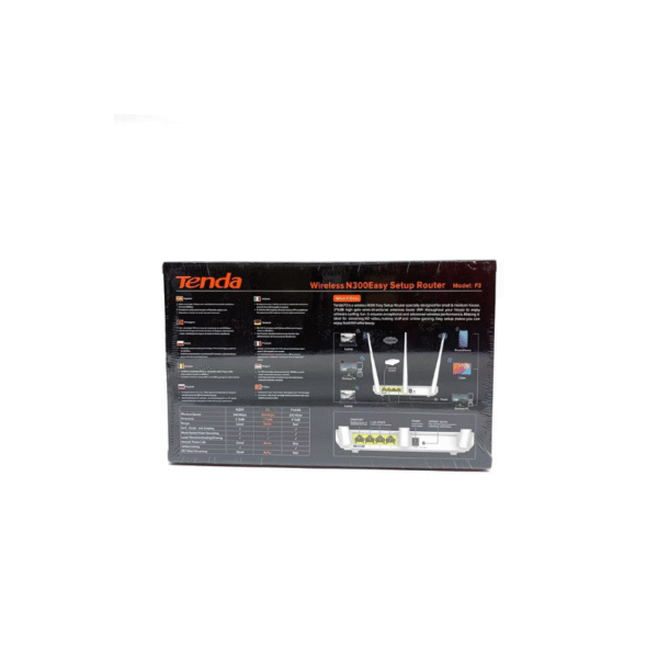 Tenda F3 – Routeur WiFi N300 Mbps 3 Antennes 5 dBi