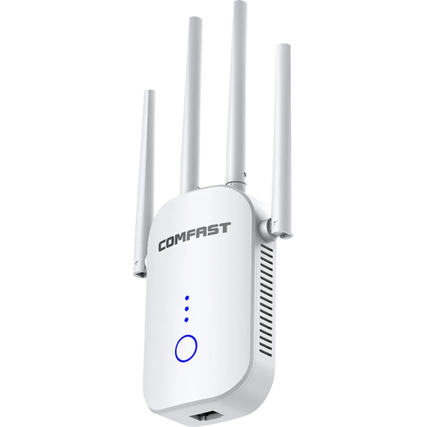 COMFAST CF-758AC V2 – Répéteur WiFi AC1200 Dual Band 1200 Mbps 4 Antennes