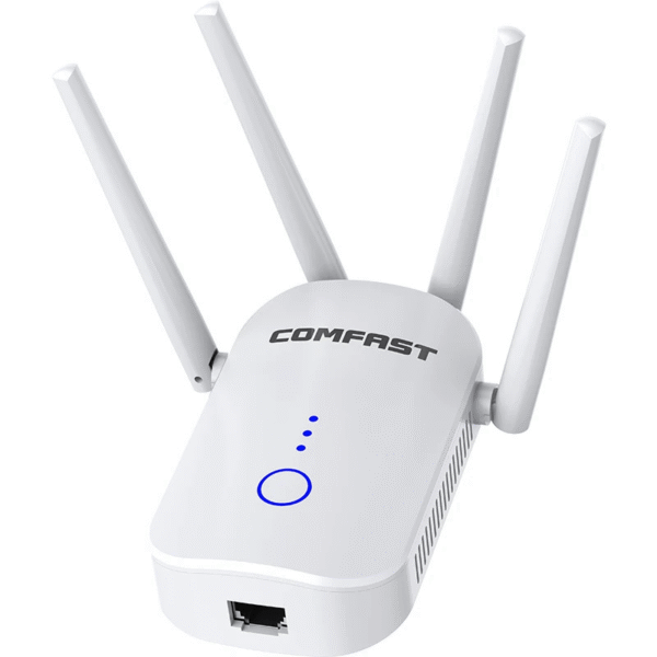 COMFAST CF-758AC V2 – Répéteur WiFi AC1200 Dual Band 1200 Mbps 4 Antennes