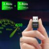 COMFAST CF-813B bi-bande 650 Mbps COMFAST CF-813B tenue en main : 200 Mbps en 2,4 GHz et 433 Mbps en 5,8 GHz
